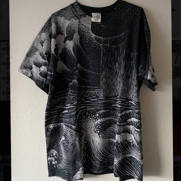 VTG 90s MC ESCHER T-Shirt size L - Picture 2 of 5